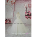 Bateau Neck Kapelle Zug Brautkleid Phantasie Ruffle Layered